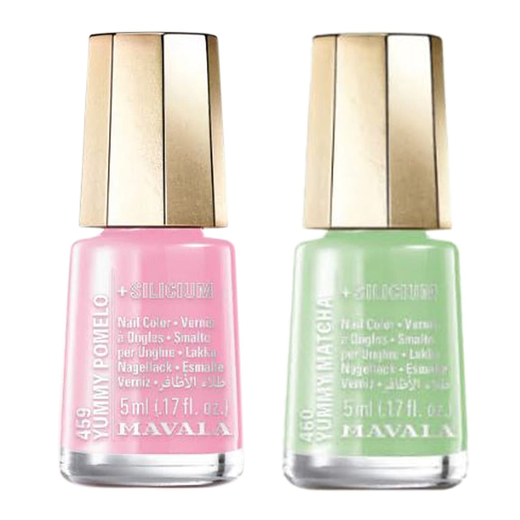 Mavala Duo- Yummy Matcha - Pomelo Nail Color - 5ml each