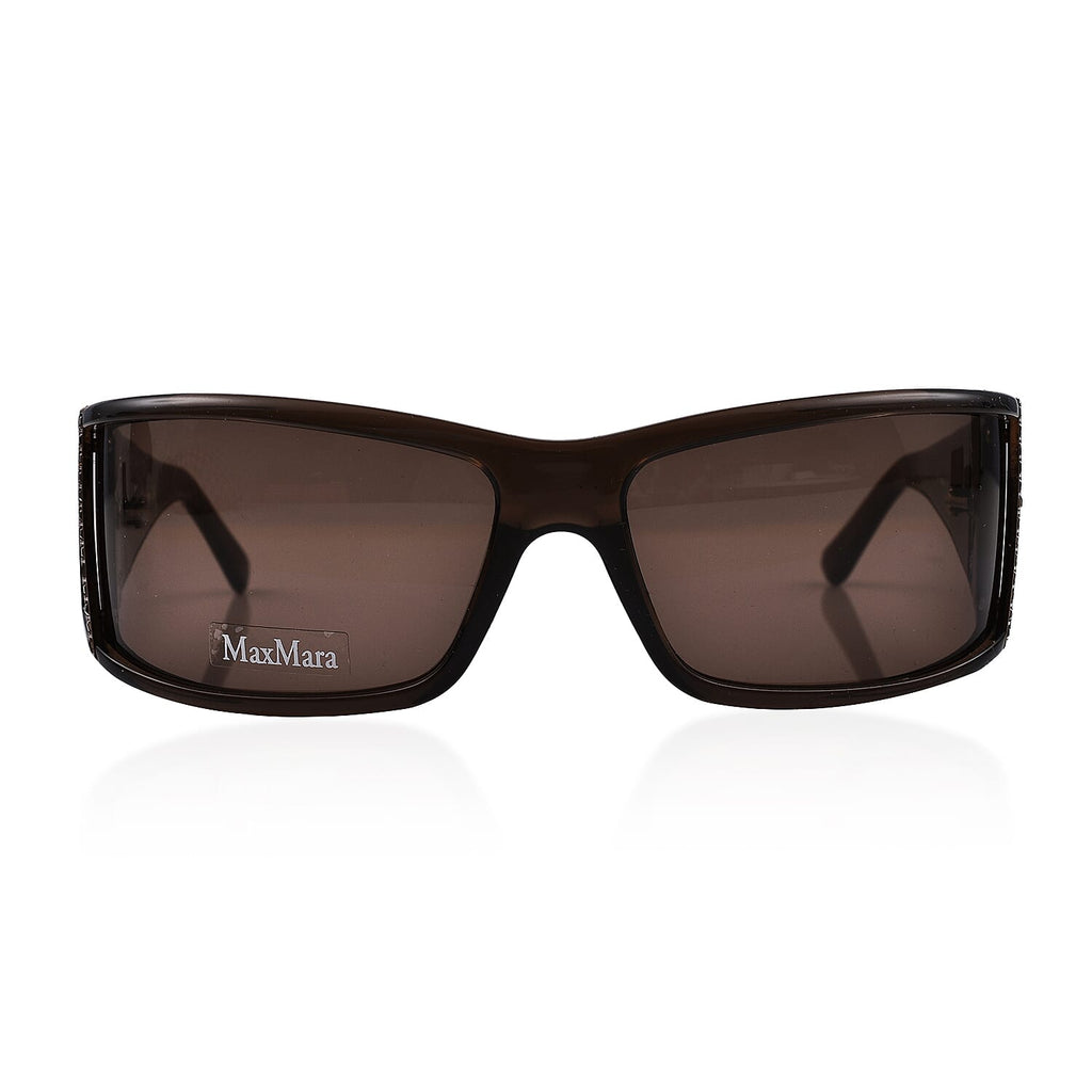 Max Mara Womens Large Oversized Sunglasses - Brown