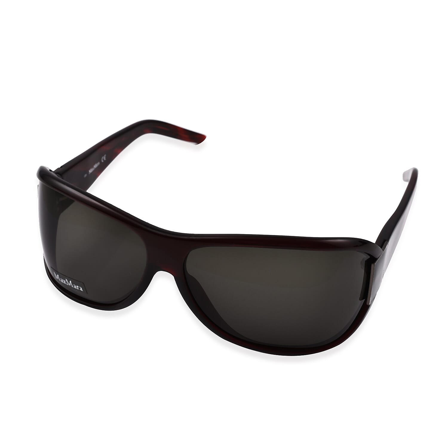 Max Mara Womens Large Oversized Sunglasses - Dark Red