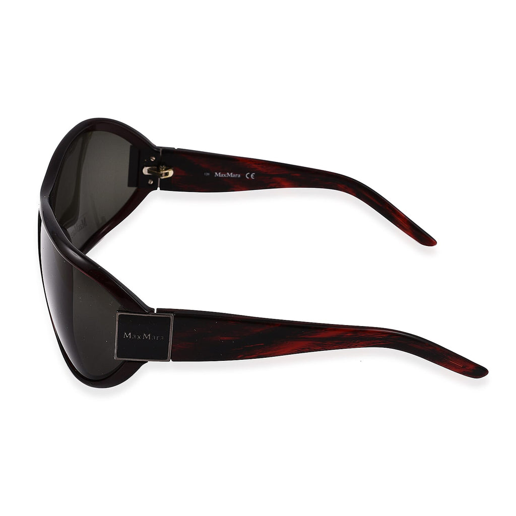 Max Mara Womens Large Oversized Sunglasses - Dark Red