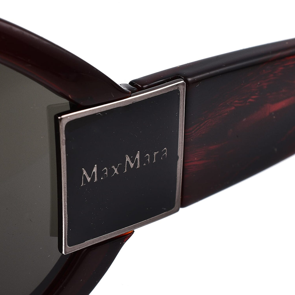 Max Mara Womens Large Oversized Sunglasses - Dark Red