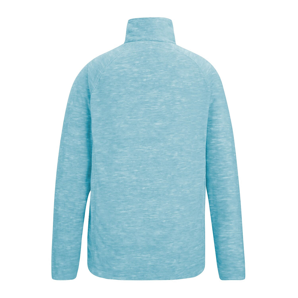 Regatta Womens Marl Knit Full-Zip Fleece (Size 12) - Blue