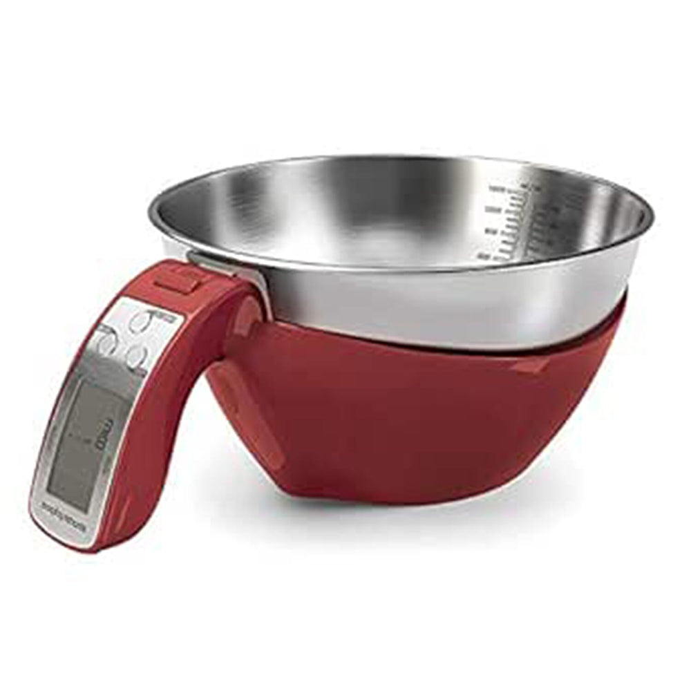 Morphy Richards Equip 3 in 1 Digital Jug Scales (Requires 2xAAA Batteries, Not Inc.) - Red