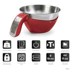 Morphy Richards Equip 3 in 1 Digital Jug Scales (Requires 2xAAA Batteries, Not Inc.) - Red
