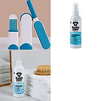 Mega Bundle Deal - Set of 3 Pet Hair Remover with Buddy Care Hydrating Detangling Spray & Dog Tear Stain Remover