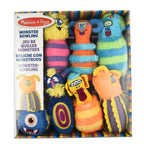 Melissa - Doug Monster Plush 6-Pin Bowling Game With Storage Bag - Preschool Games - Age 2- - Gift for Boy or Girl