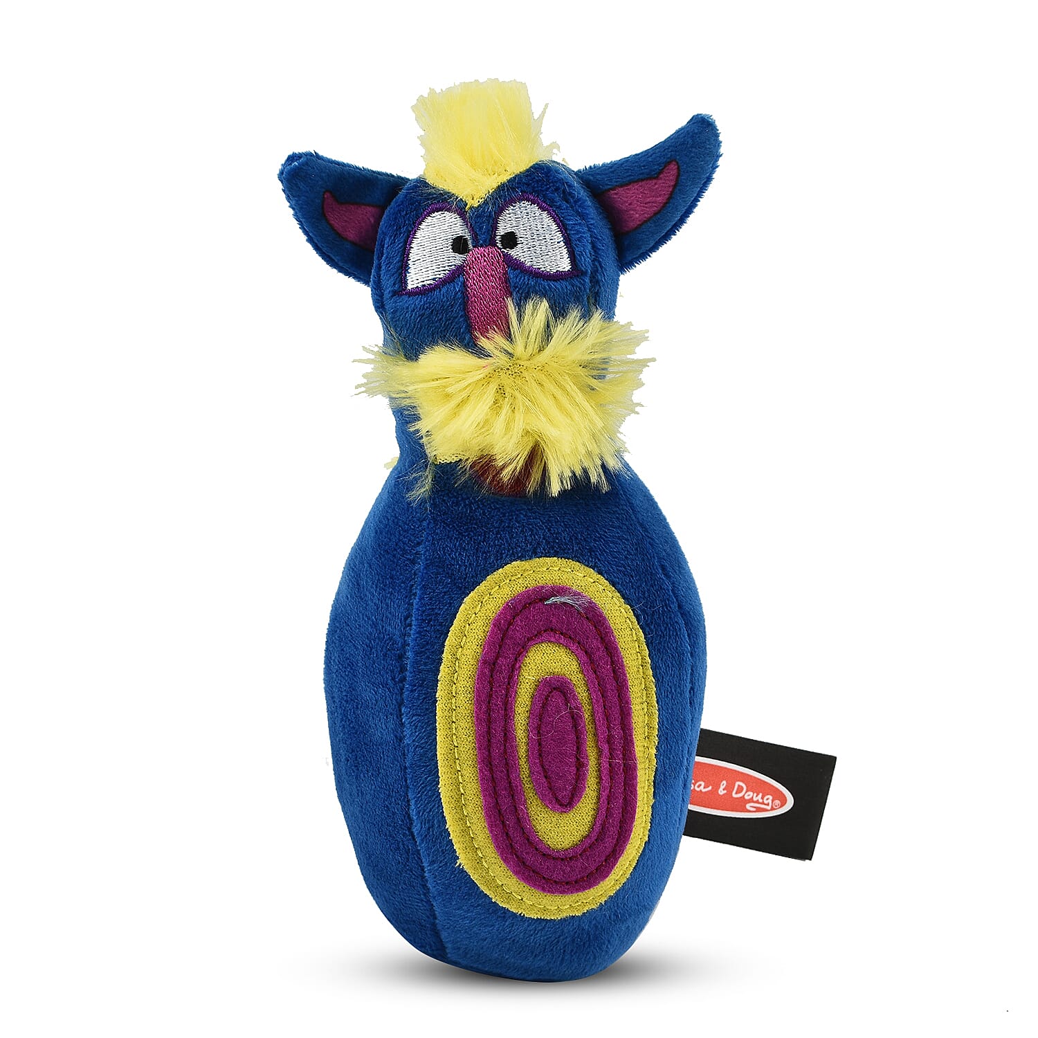 Melissa - Doug Monster Plush 6-Pin Bowling Game With Storage Bag - Preschool Games - Age 2- - Gift for Boy or Girl