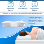 Memory Foam Anti Snore Pillow (Size 59x34x12 Cm)