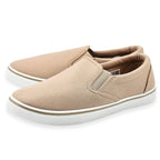 Mens Boston Canvas Shoes (Size 9) - Taupe