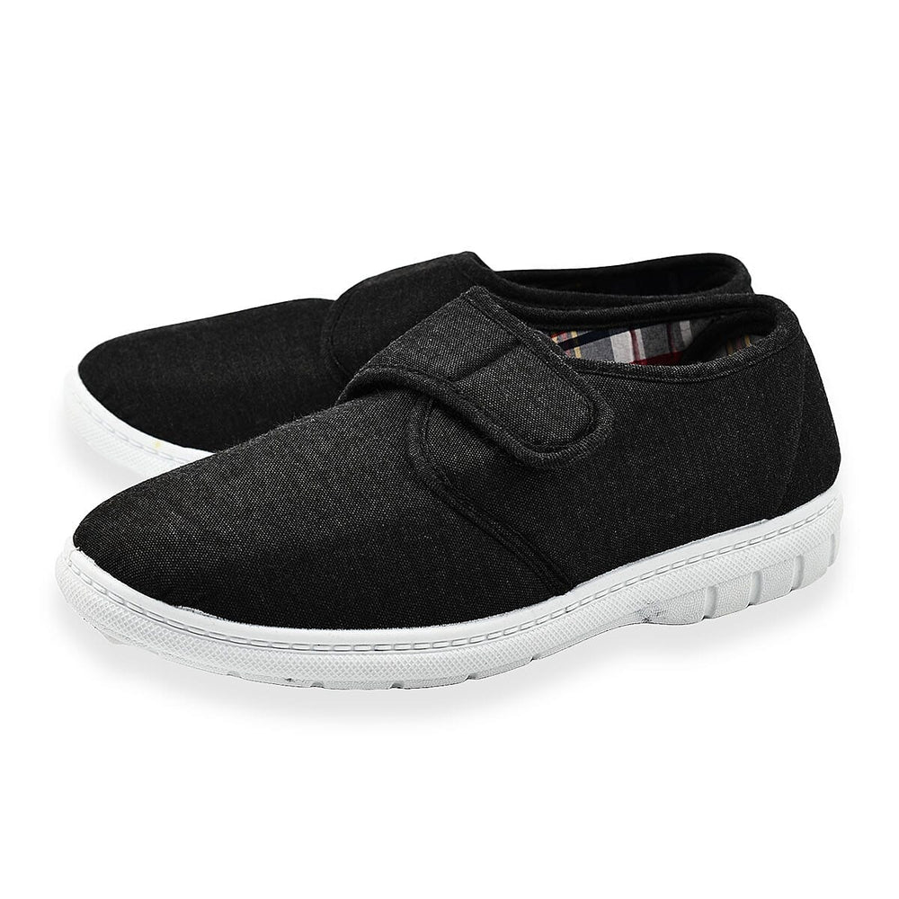 Mens Canvas Kevin Shoes (Size 7) - Charcoal