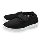 Mens Canvas Kevin Shoes (Size 7) - Charcoal