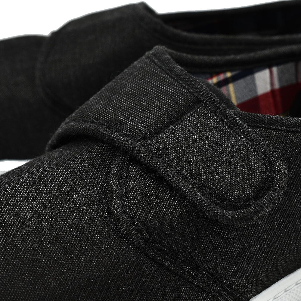Mens Canvas Kevin Shoes (Size 7) - Charcoal