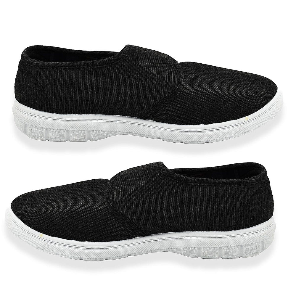 Mens Canvas Kevin Shoes (Size 7) - Charcoal