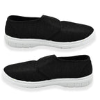 Mens Canvas Kevin Shoes (Size 7) - Charcoal