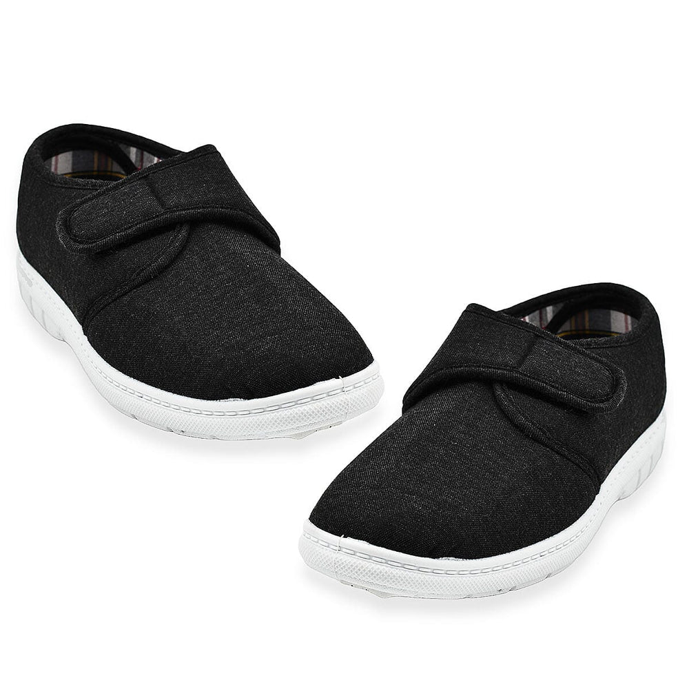 Mens Canvas Kevin Shoes (Size 7) - Charcoal