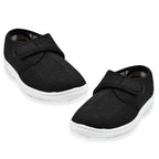 Mens Canvas Kevin Shoes (Size 7) - Charcoal