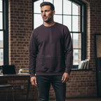 Mens Cotton Sweatshirt (Size - XL) - Charcoal