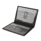 Leather Slim Credit Card Holder - Dark Brown