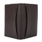 Leather Slim Credit Card Holder - Dark Brown