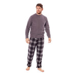 Super Soft Warm Fleece Pyjama Set (Size M) - Charcoal