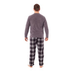 Super Soft Warm Fleece Pyjama Set (Size M) - Charcoal