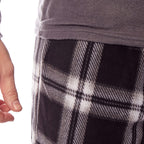 Super Soft Warm Fleece Pyjama Set (Size M) - Charcoal