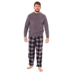 Super Soft Warm Fleece Pyjama Set (Size M) - Charcoal