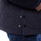 Mens Teddy Fleece Jacket (Size Xxl) - Navy