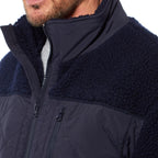 Mens Teddy Fleece Jacket (Size Xxl) - Navy