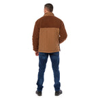 Mens Teddy Fleece Jacket (Size Xxl) - Tan