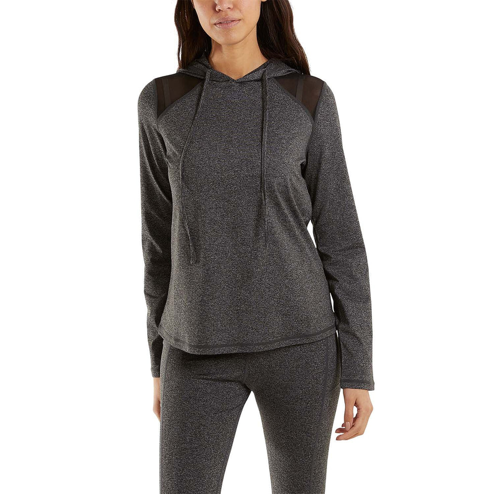 Mesh Shoulder Activewear Hoodie