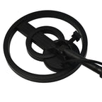 Metal Detector with LED Display, Waterproof Coil & Carrying Case Black