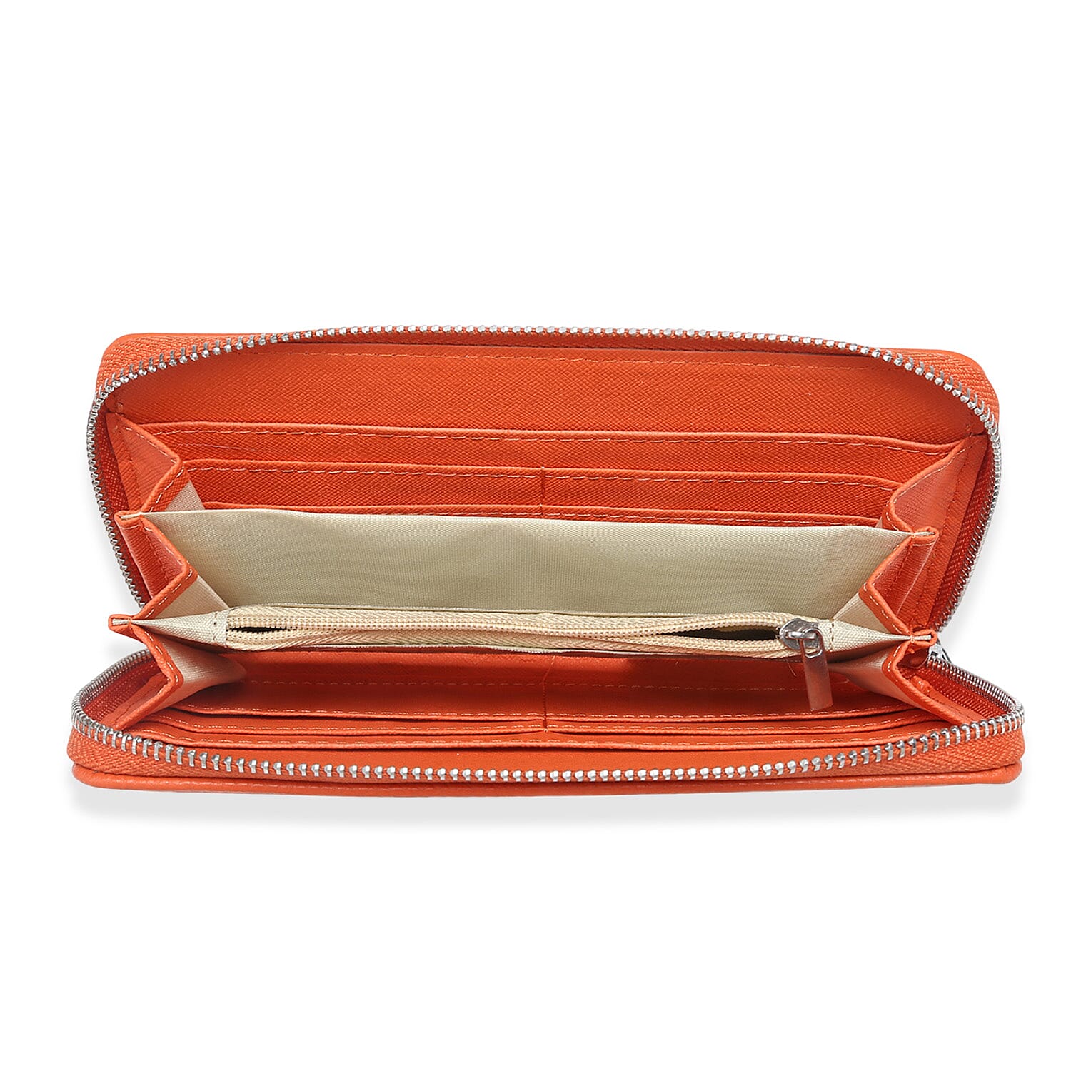 Close Out Deal - House of Milano - Metallic Star Long Wallet - Orange