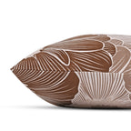 Hush Heaven 3-Piece Printed Duvet Set with Pillow Covers - Storage Bag (Size Double) - Light - Dark Brown
