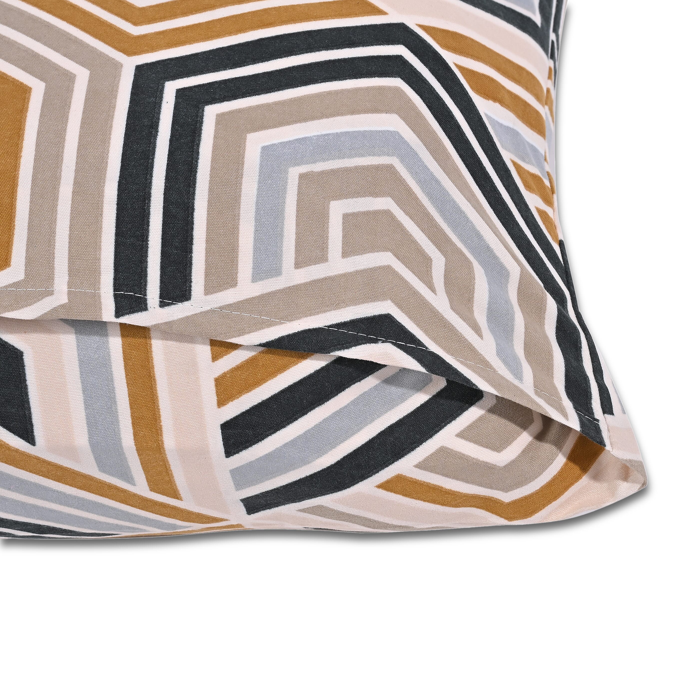 Hush Heaven 3-Piece Printed Duvet Set with Pillow Covers - Storage Bag (Size Double) - Multicolor