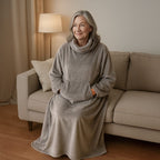 Microfiber SuperSoft Oversized Blanket Hoodie (One Size, upto 30)