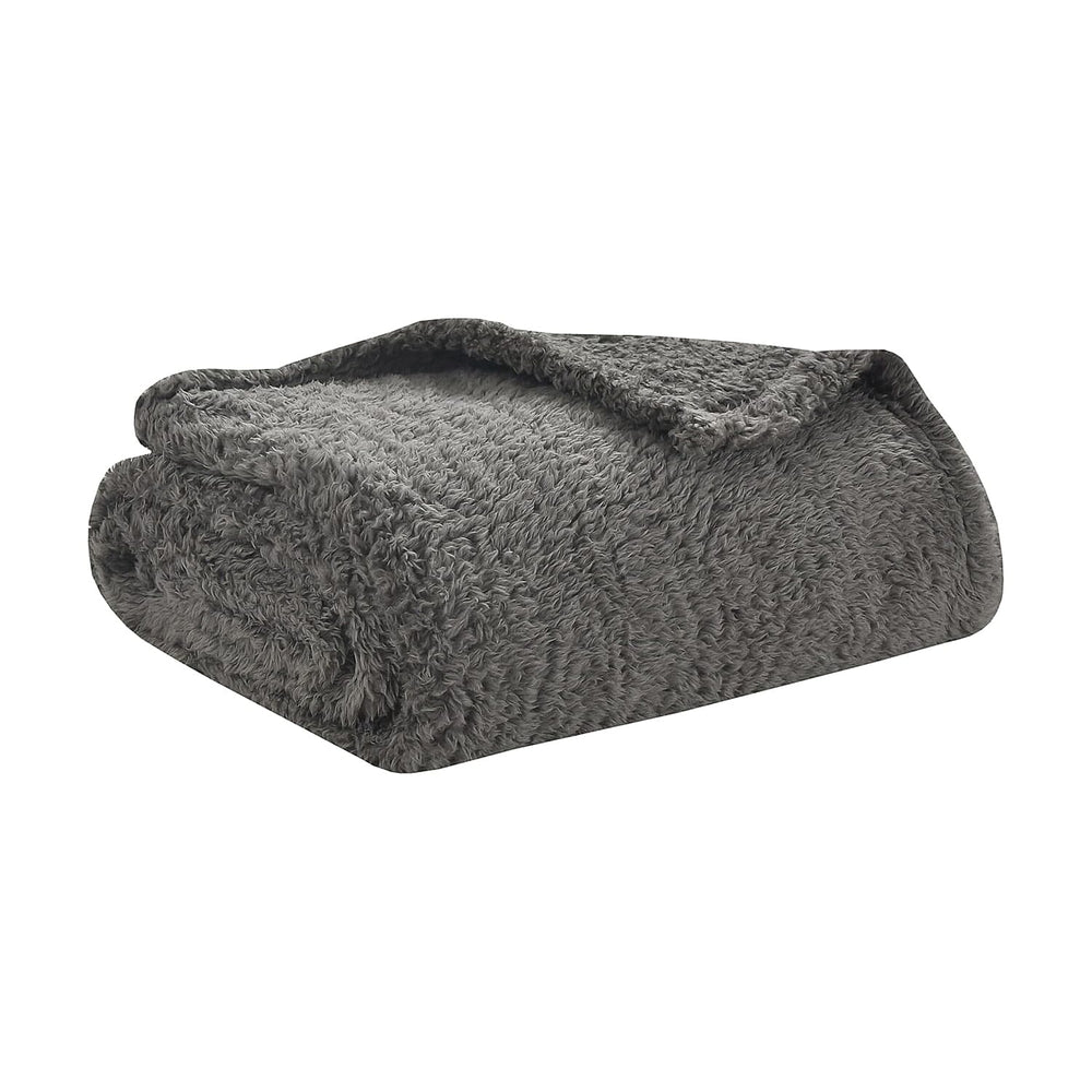 Microfiber Comfort Blanket Single Size (Size 130 x 170 cm) - Grey
