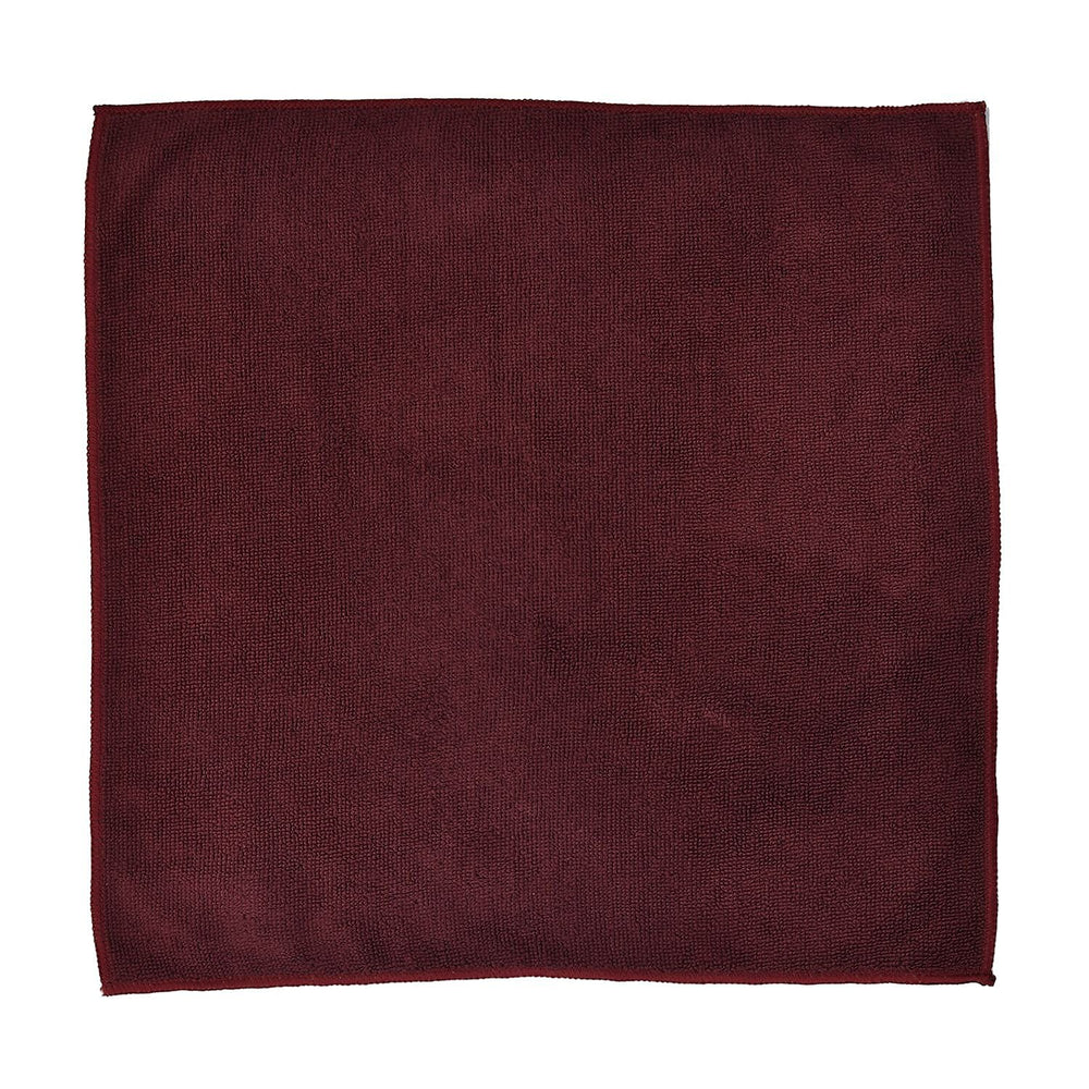 Microfibre Super Absorbing Cleaning Cloth (Set of 15 pcs) - Size-40x40cm (Grey, Wine, Green)