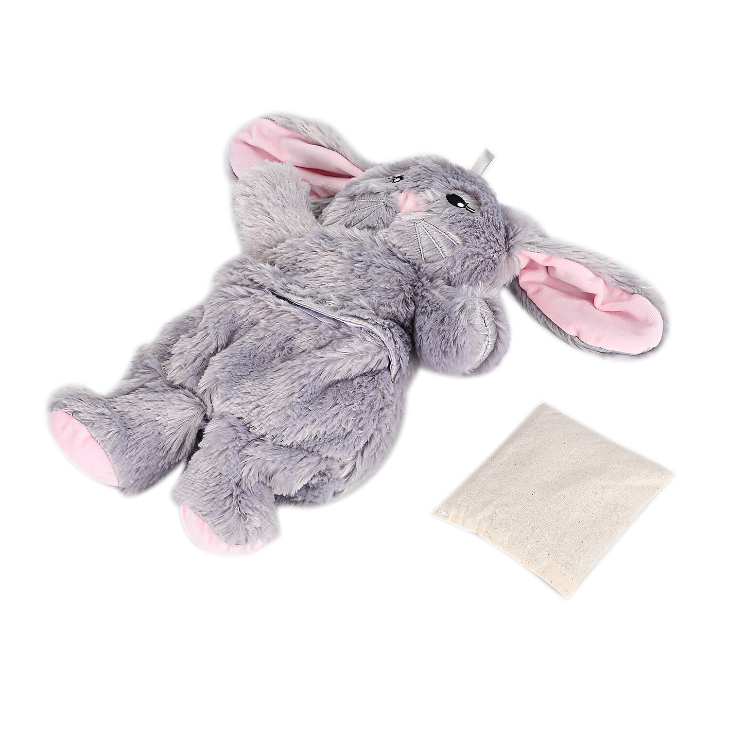 Microwavable Plush Animal Heat Bag - Rabbit