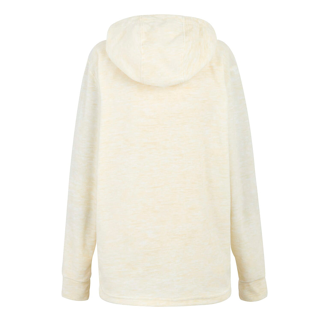 Regatta Womens Marl Fleece Hoodie (Size 18) - Lightvanilla