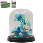 Minibricks Blue Carnation with a Dome