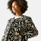 Regatta Womens Floral Quilted Jacket with Water-Repellent Finish and Pockets (Size 20) - Beige