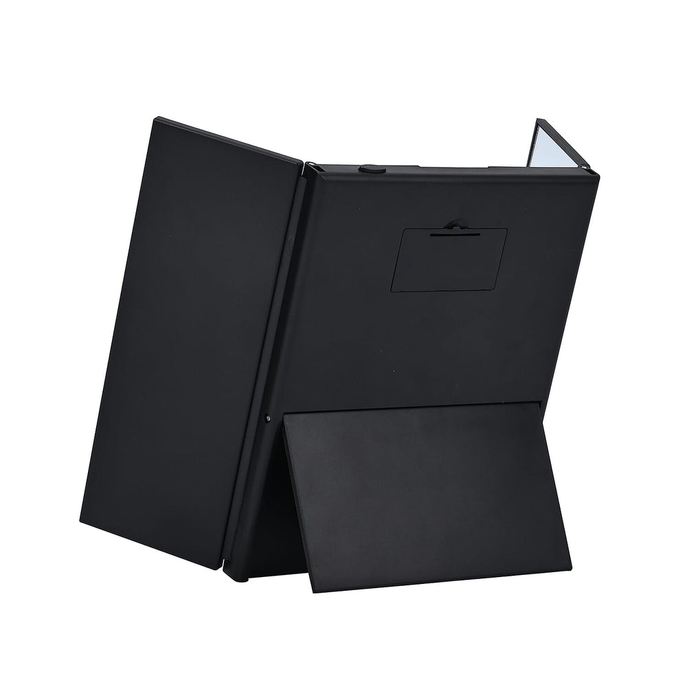 LED Foldable Mirror (Battery Not Inc.) - Black & White