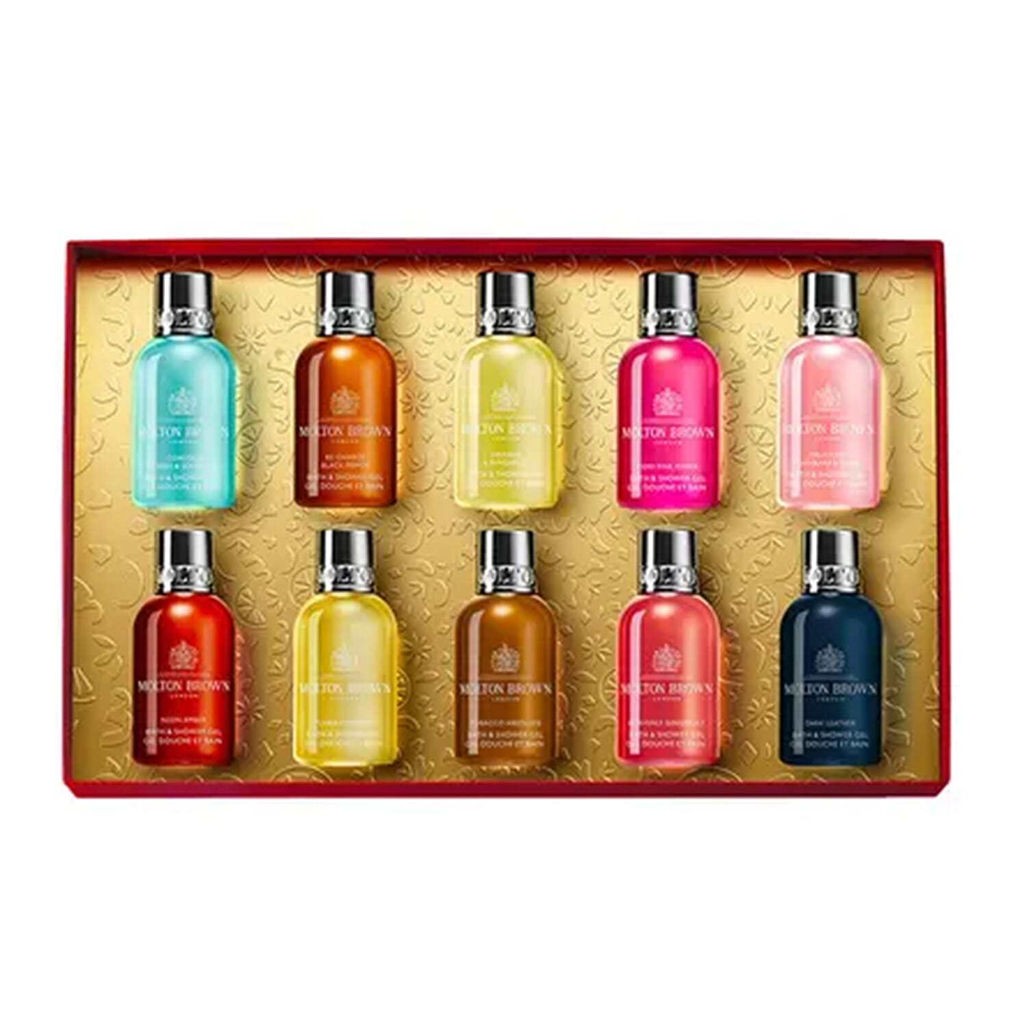 Molton Brown Stocking Filler Bath and Shower Gel 10 Piece Gift Set