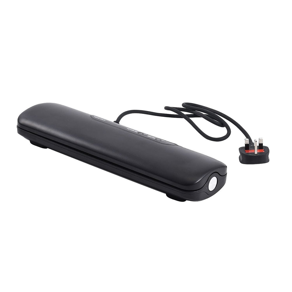 Money Saving Homesmart Automatic Vacuum Sealer Machine For Food Preservation with 30 Pcs Vacuum Bags (220-240v) - Black