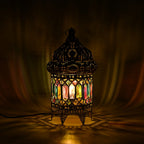 Moroccan Table Lamp (Bulb not included) - 21x19x40 cm