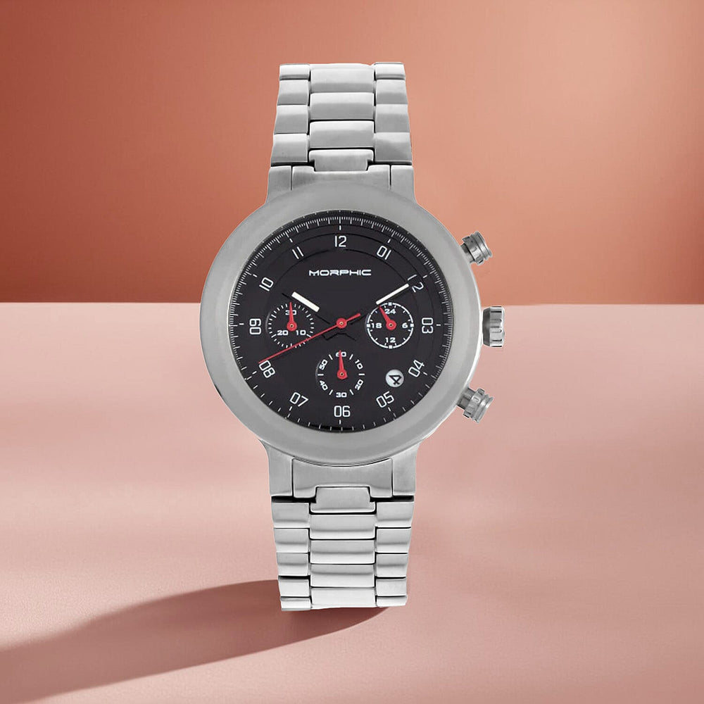 Morphic Japanese Mens Watch in Stainless Steel