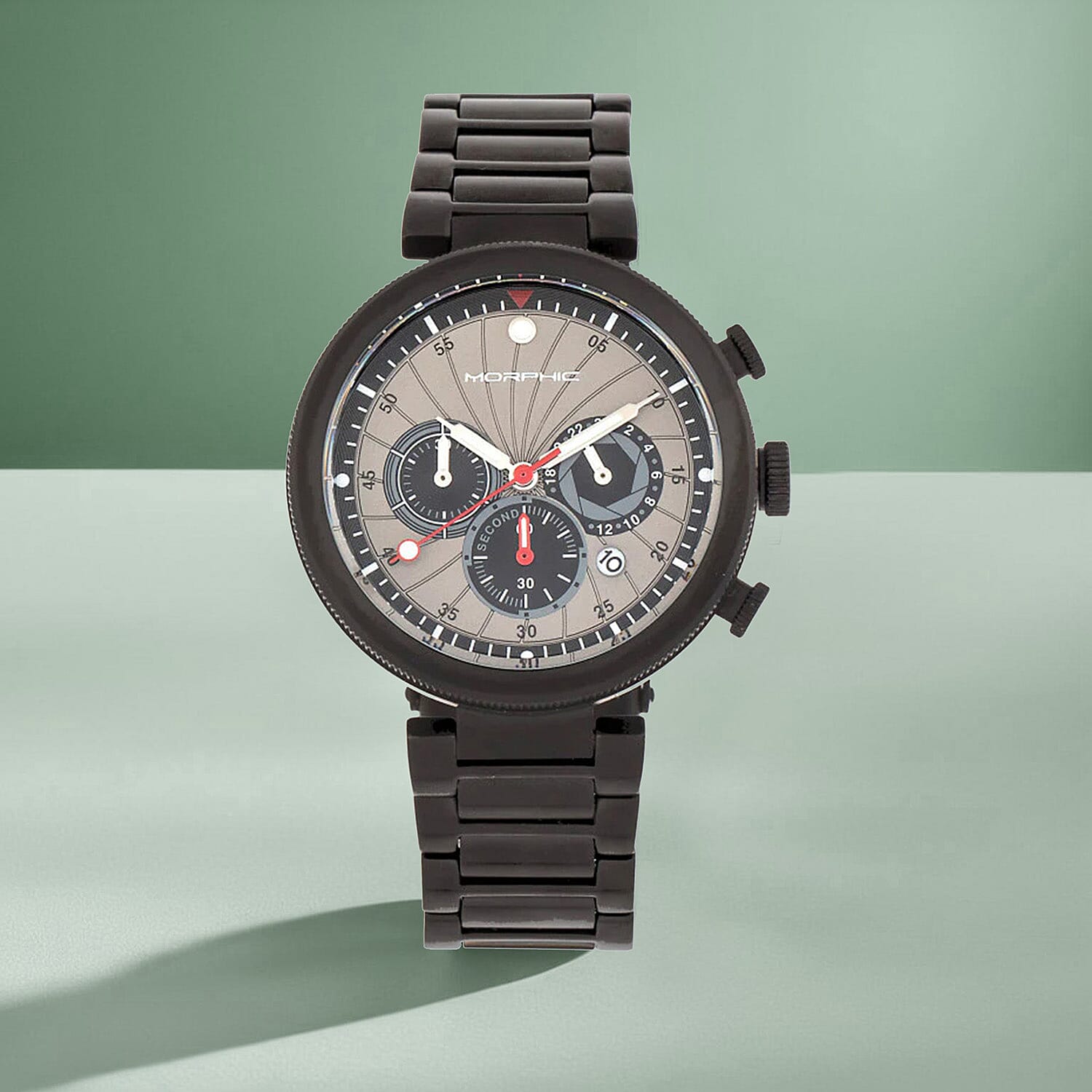 Morphic Japanese Mens Watch in Stainless Steel