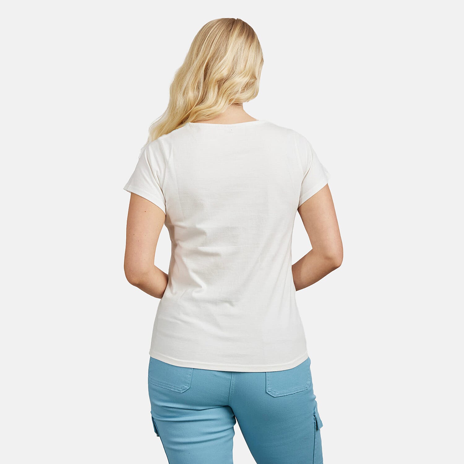 Mudflower Cotton TShirt  - Ivory