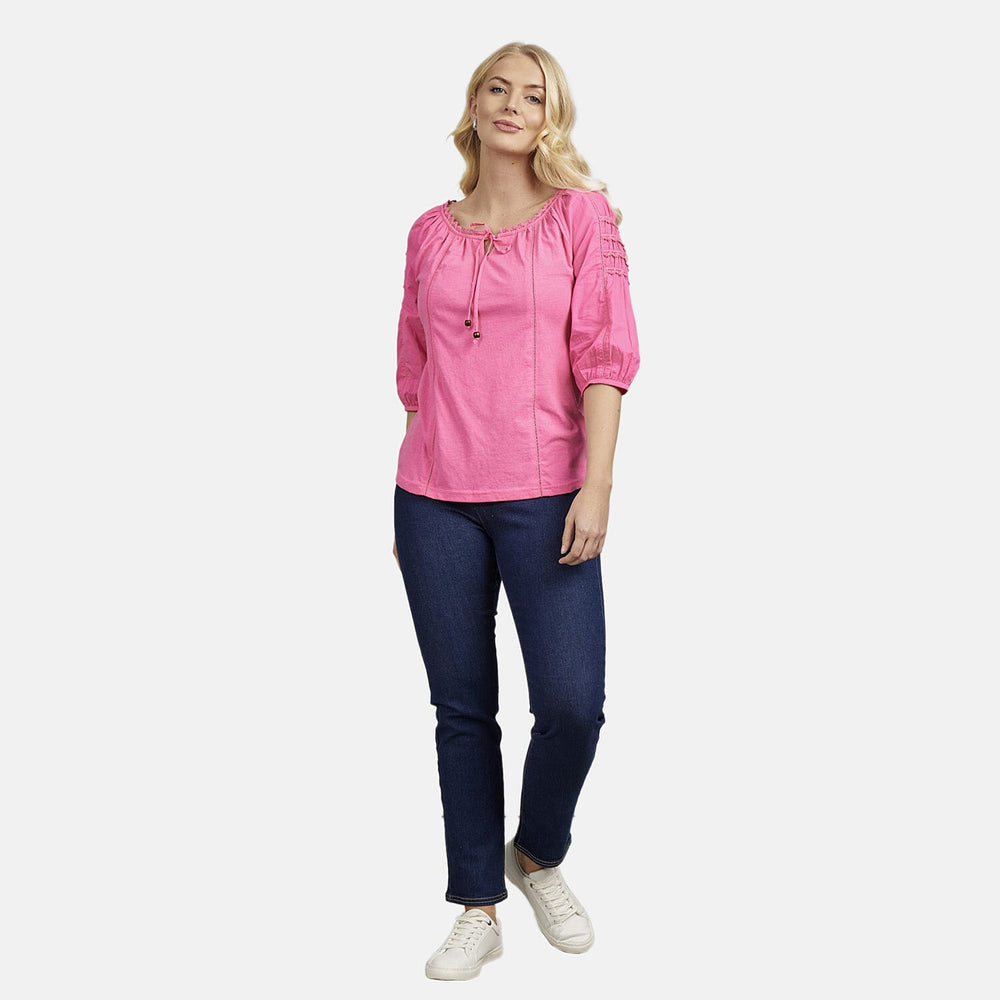 Mudflower Cotton Top (Size 1x1 cm) - Pink